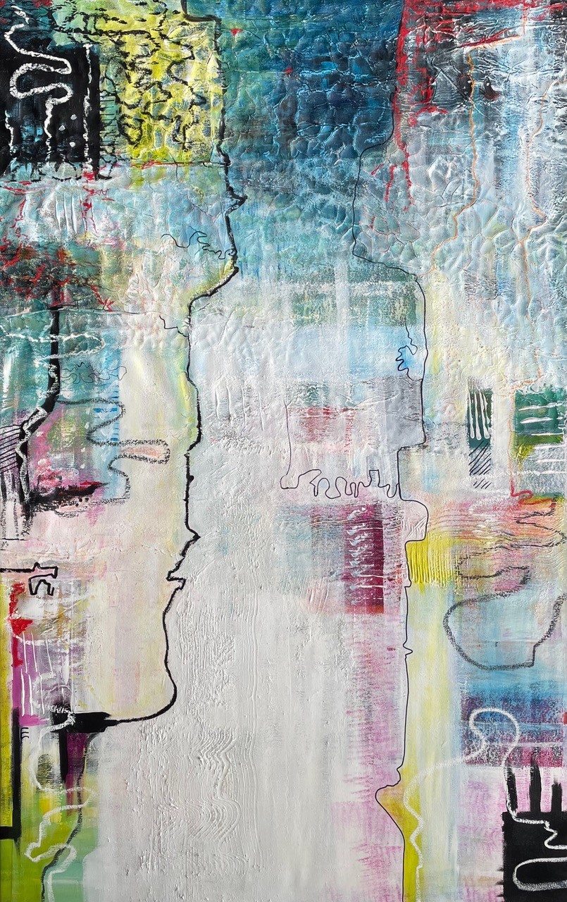 Abstraction n°5 114  x 73cm
