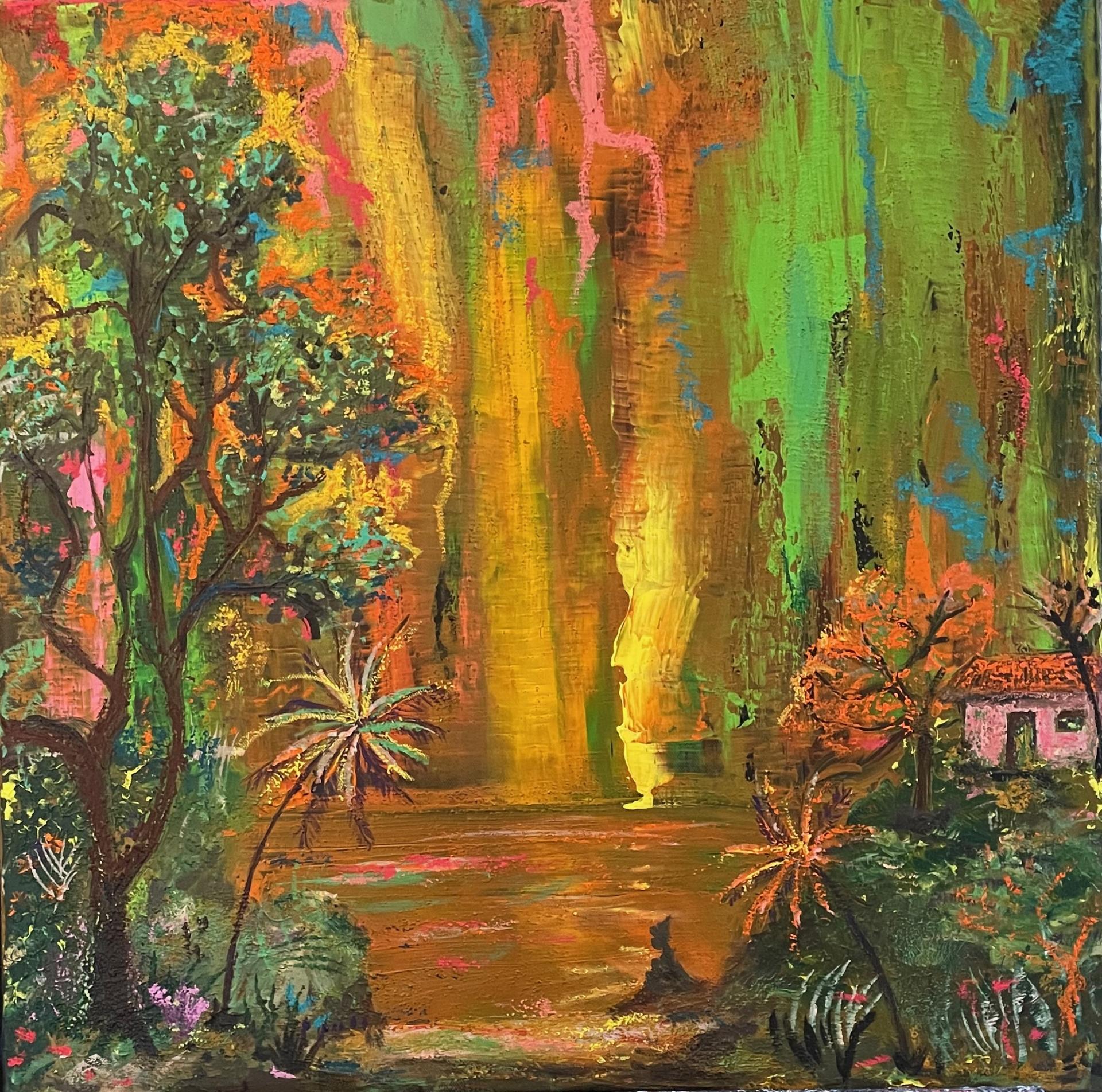 le coeur sacré de la forêt- 60/60 cm